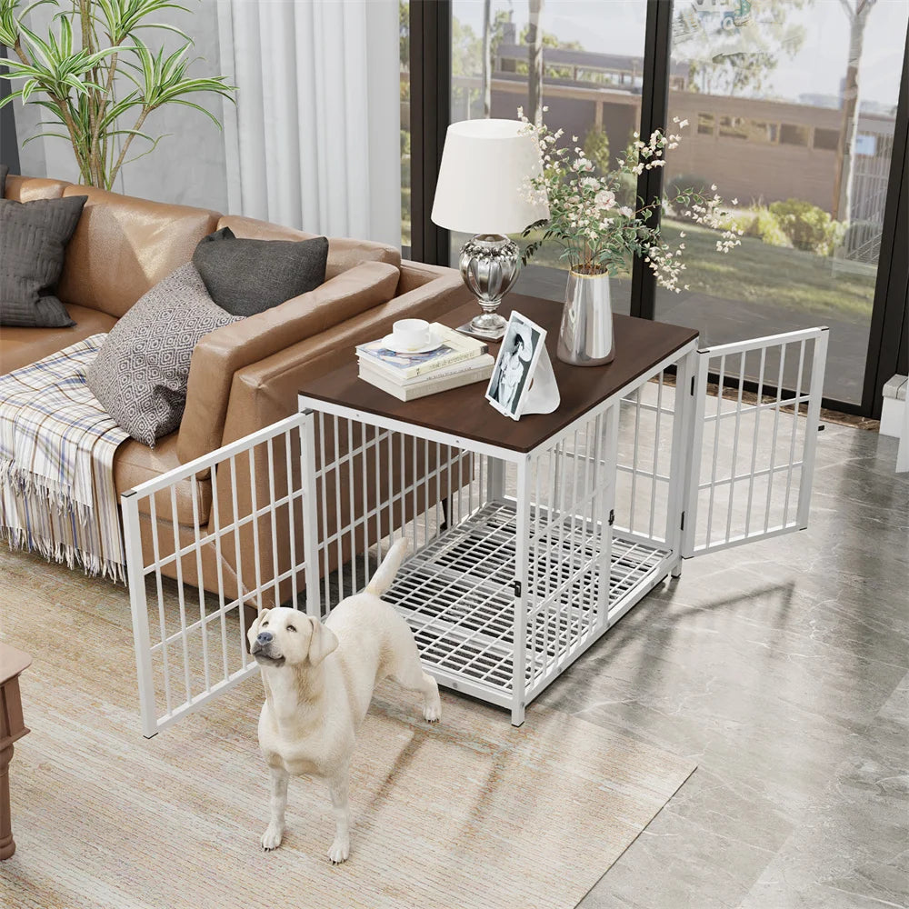 Wooden Dog Crate Indoor Furniture Style