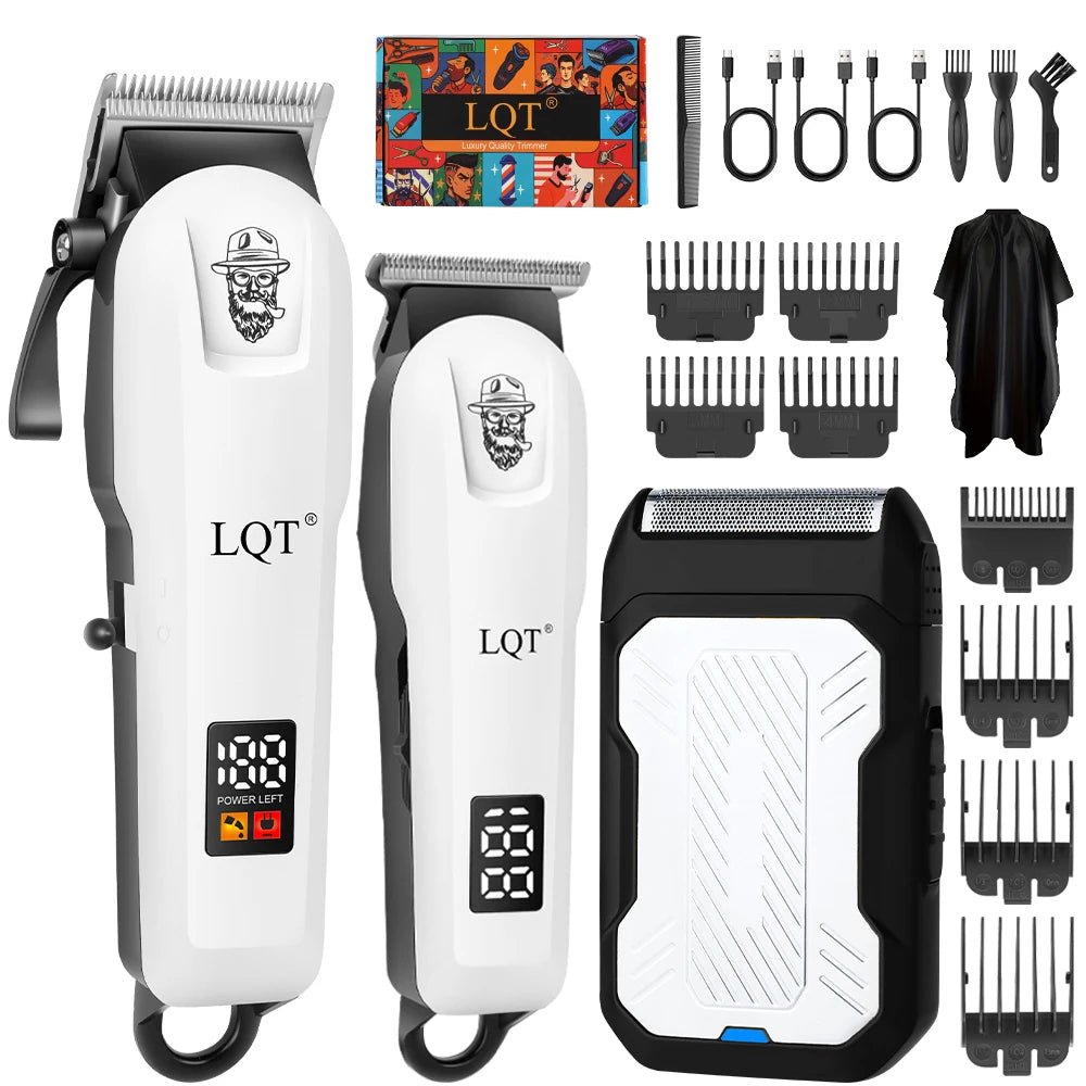 2/3/4pcs Clippers Tool Set, Cordless Electric Hair Trimmer For Men, Portable Razor & Ear And Nose Hair Trimmer