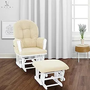 Nursery Rocking Chair with Ottoman