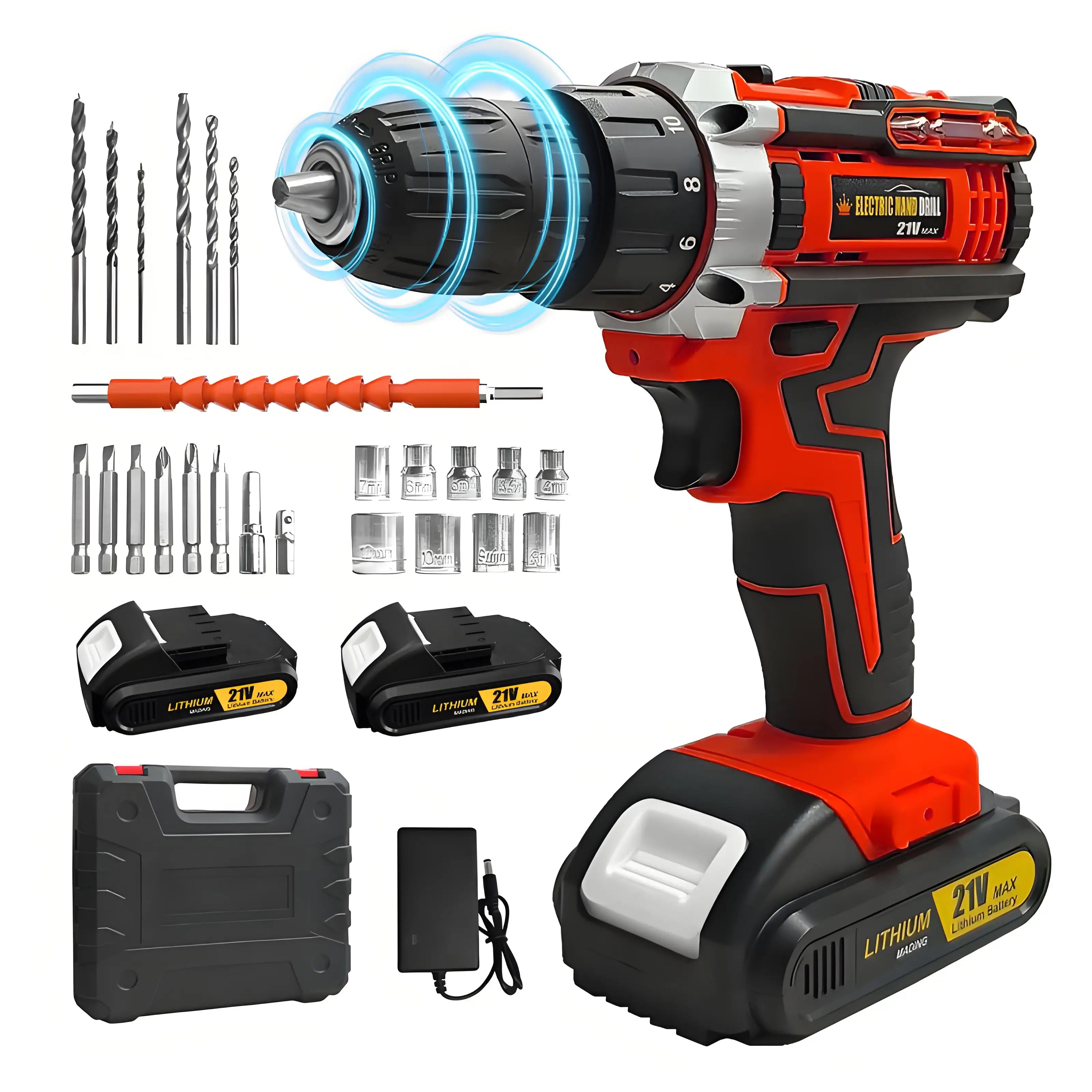 Lithium battery-powered screwdriver