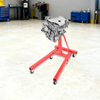 Engine Stand, Folding Rotating Engine Support, 2000lbs Torin Steel Stand, Adjustable Mounting Arm, 6 Swivel Wheels, Rustproof Epoxy Finish, For Car Truck Motor Engine Repair Rebuild, Workshop Garage Maintenance Tool