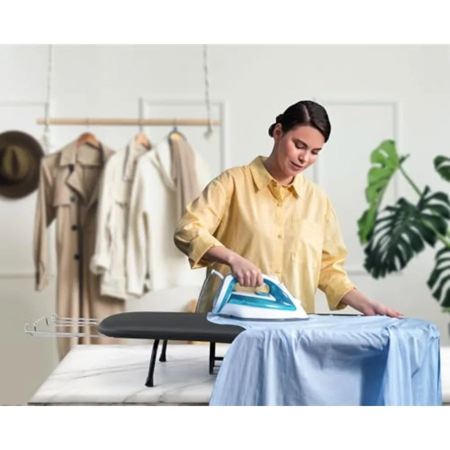 Small Ironing Board, Foldable Table Top Ompact Portable Mini Ironing Board w/Iron Rest, Set for Dorm Rooms, RVs, Travel