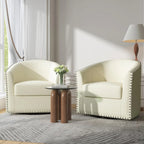 360° Swivel Barrel Accent Chairs Set of 2