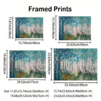 1pc Framed Forest Landscape Wall Arts Posters