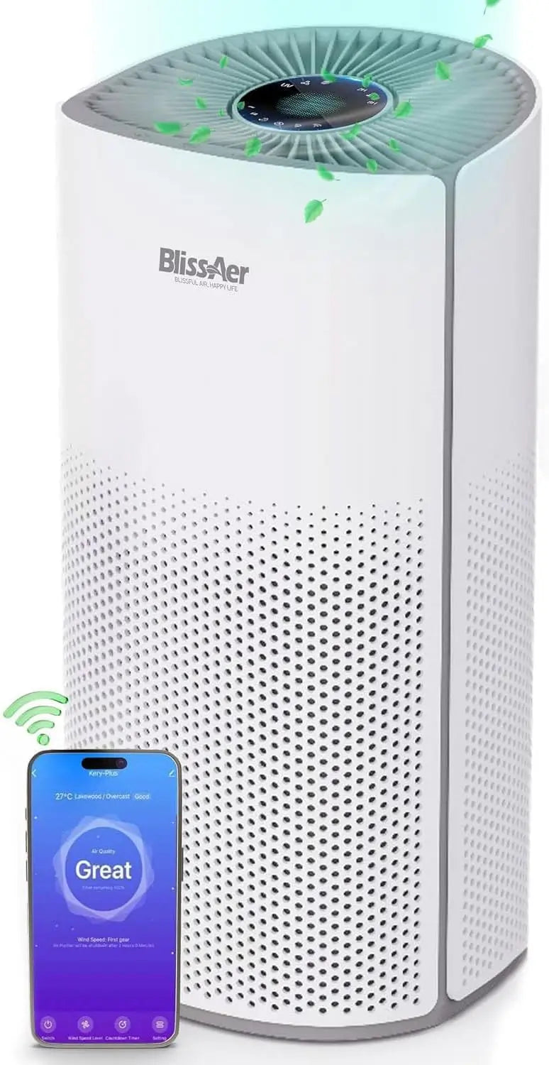Smart WiFi & Voice Control True HEPA Air Purifier