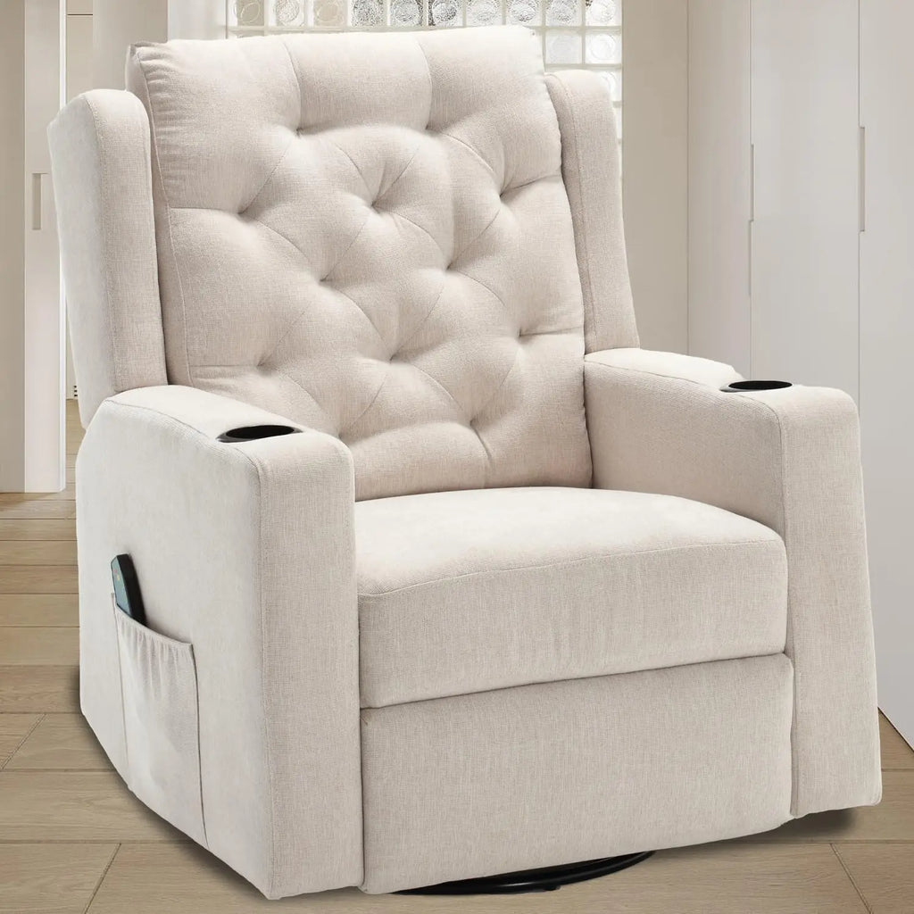 Oversized Massage Recliner Chair Swivel Rocker Recliner