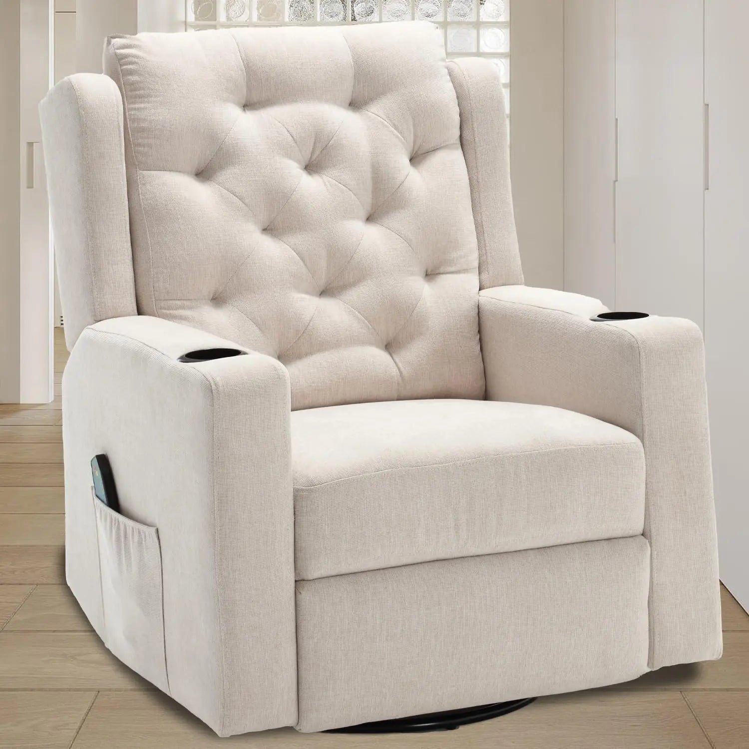 Oversized Massage Recliner Chair Swivel Rocker Recliner