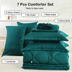 5pcs/7pcs Twin Full Queen King Bedding Sets