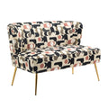 Velvet Couch Modern Loveseat Sofa Twin Size Contemporary Sofas Upholstered with Contemporary Velvet Upholstered Sofa Couch for L