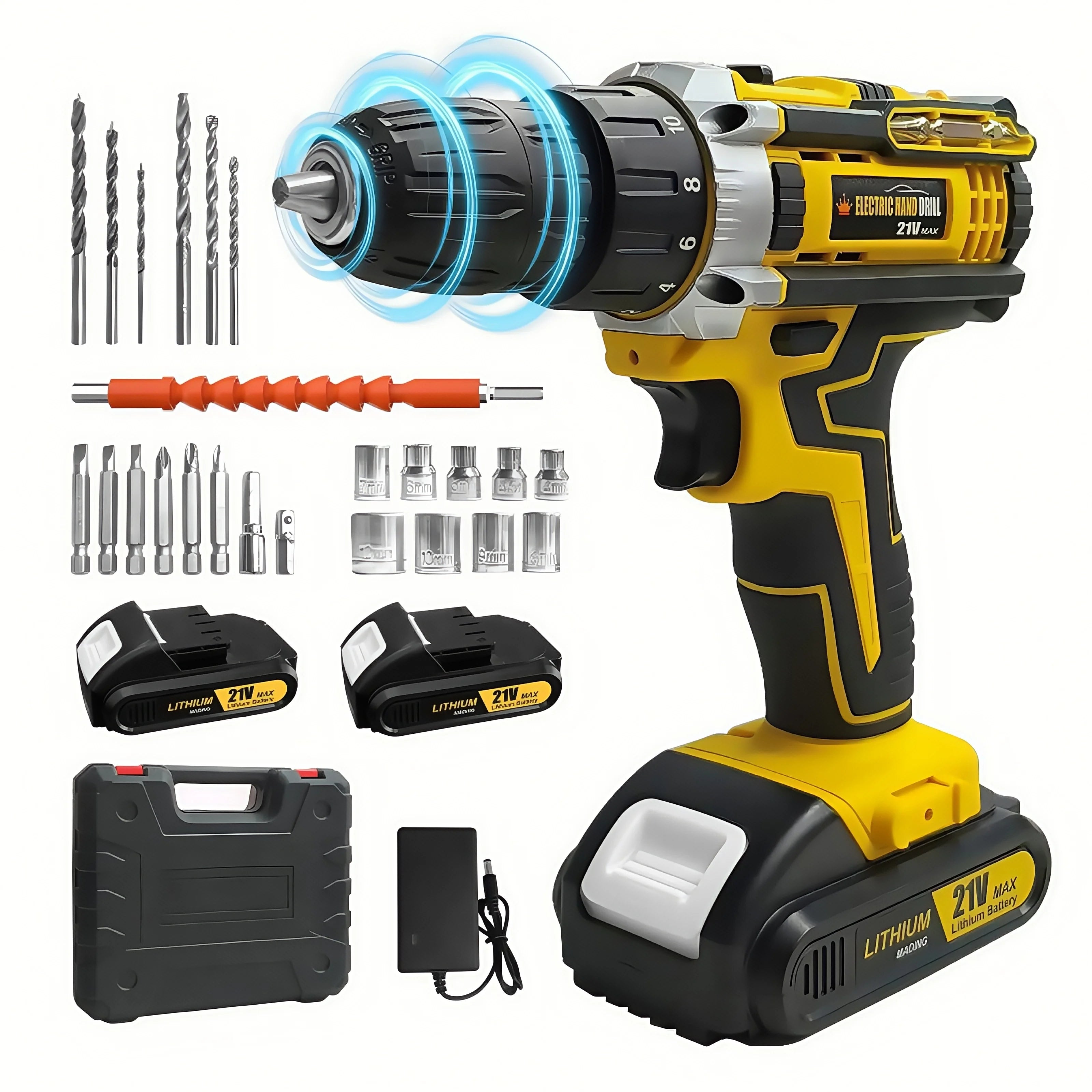 Lithium battery-powered screwdriver