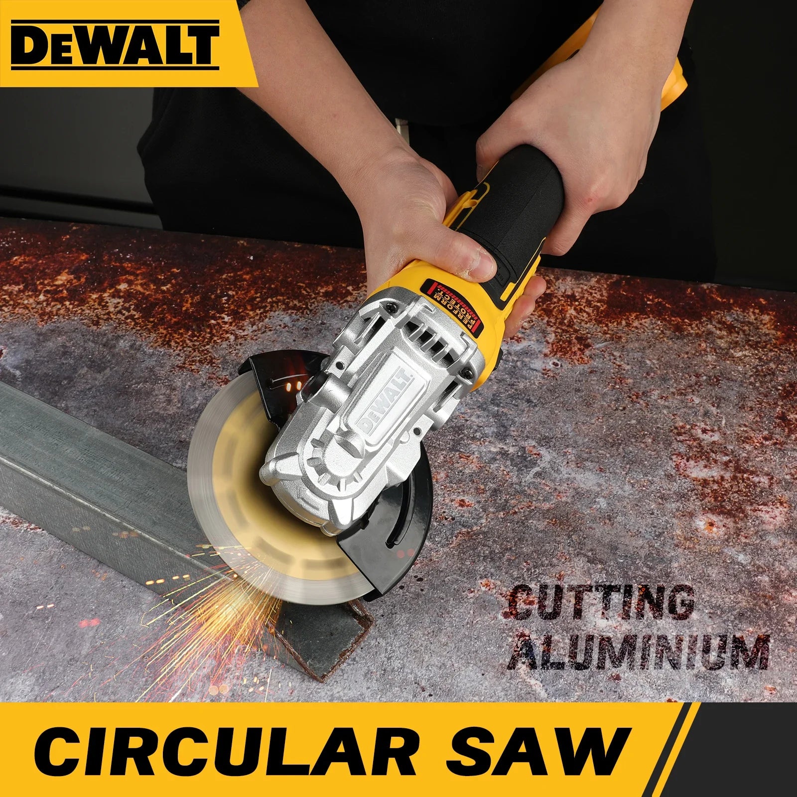DEWALT Flat Head Angle Grinder - Bare Machine, 18V Lithium - Powered Brushless Tool