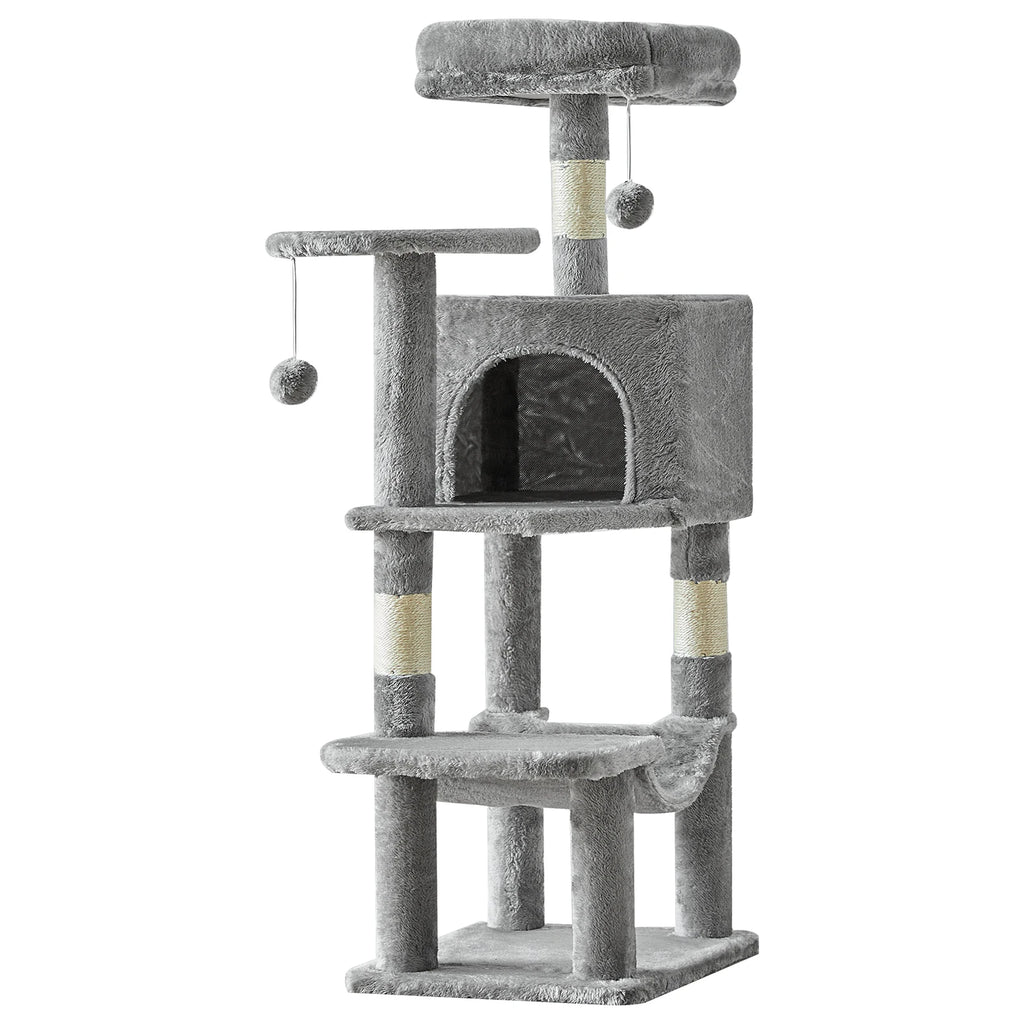 44In Tall Multi-Cat Climbing Tower for Indoor Cat