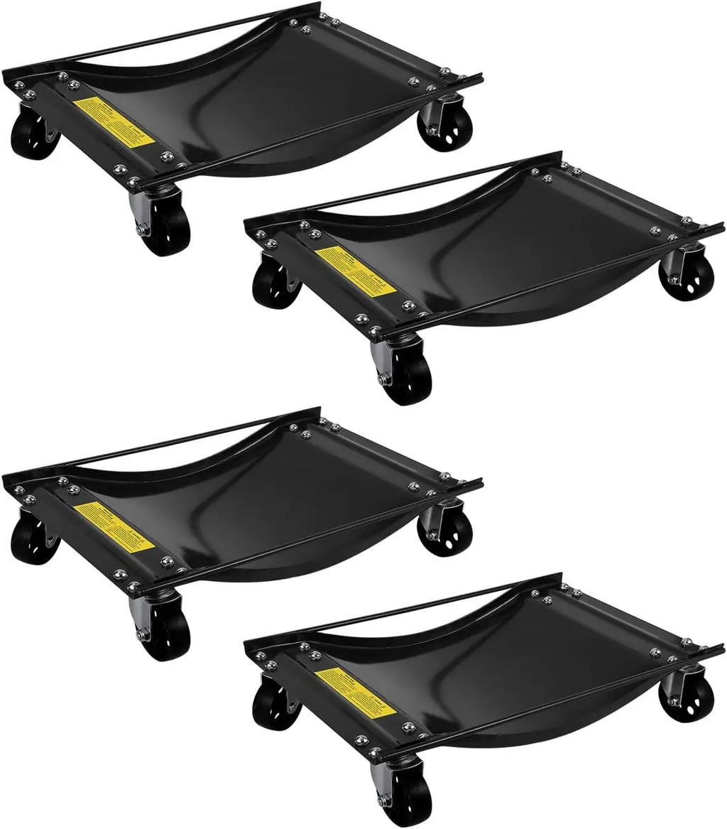 10000LBS Heavy Duty Vehicle Dolly for Moving Car with 3.5 Inch Steel Wheels