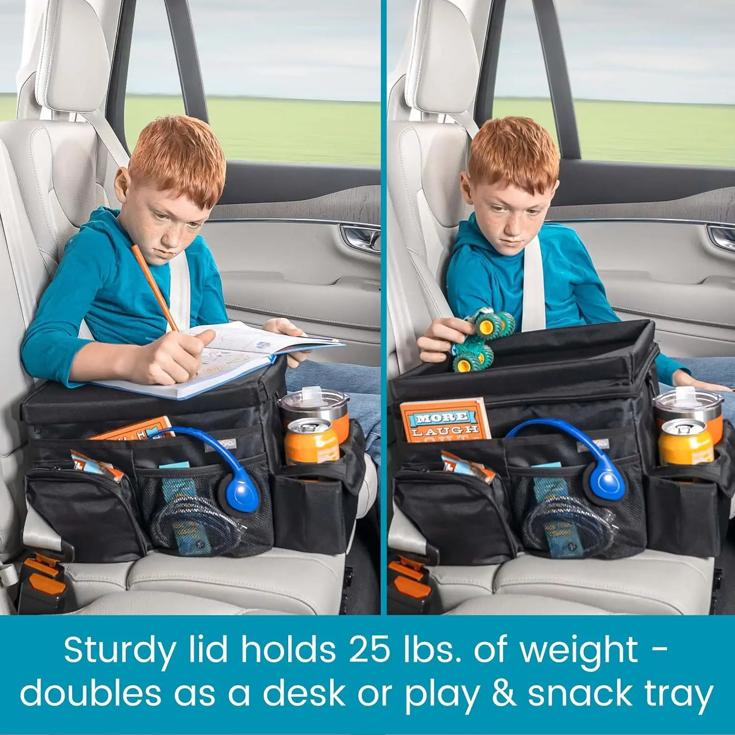 Backseat Organizer for Kids and Passenger Seat Organizer for Adults