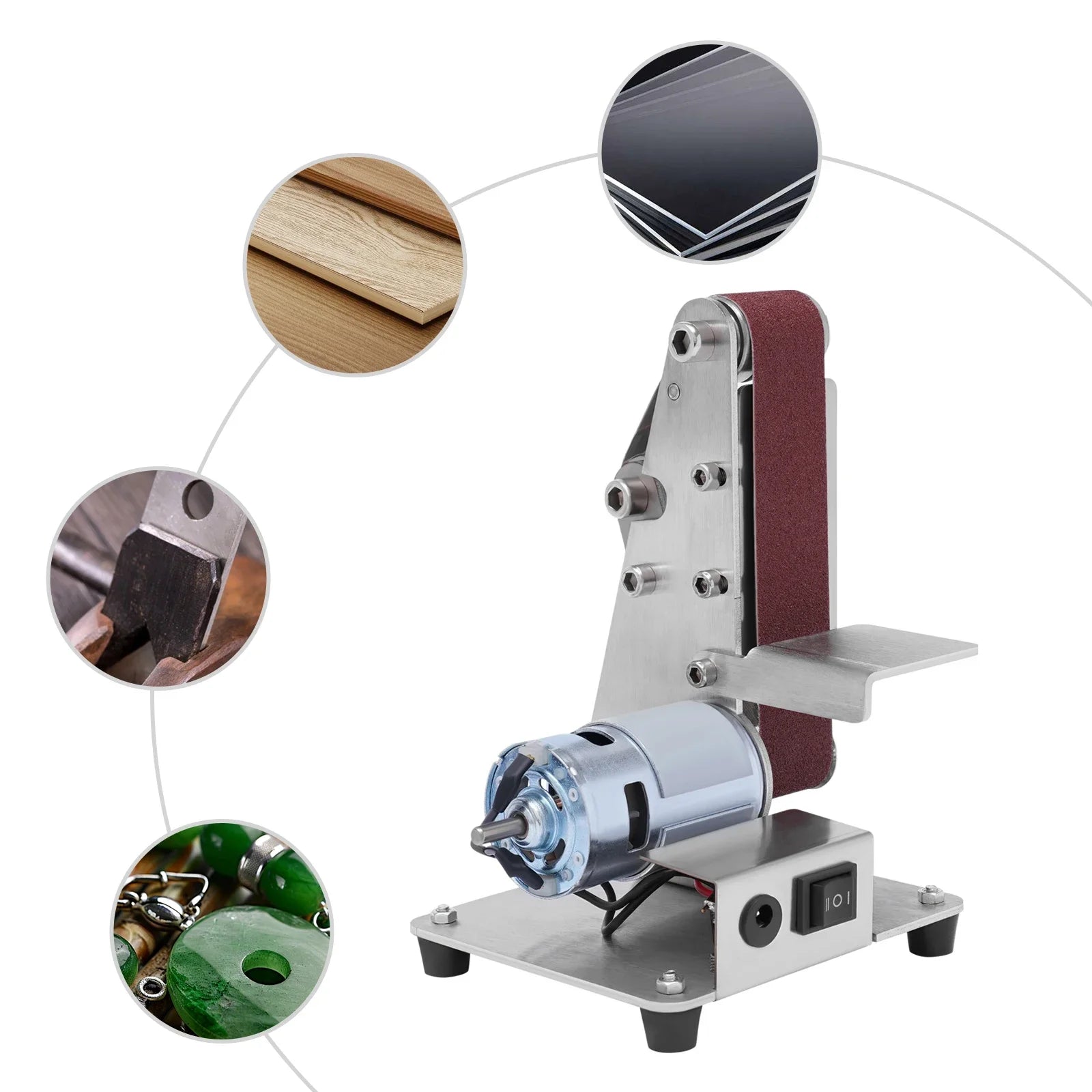 Mini Electric Sanding Machine with Power Supply