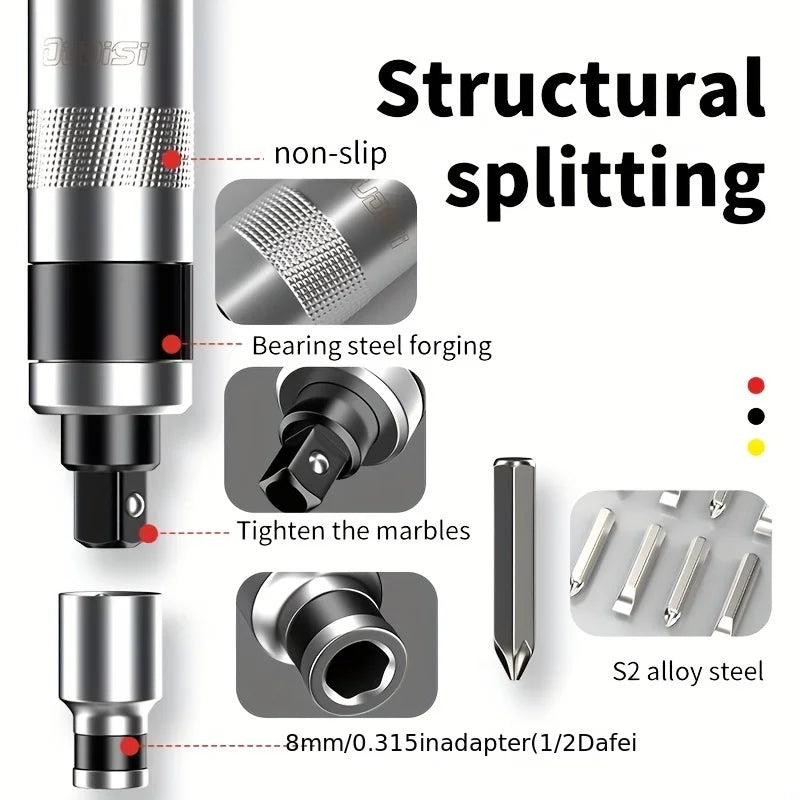 Heavy-Duty Impact Screwdriver Set - Manual Power Tool for Stubborn Screws, Automotive & Machinery Repair