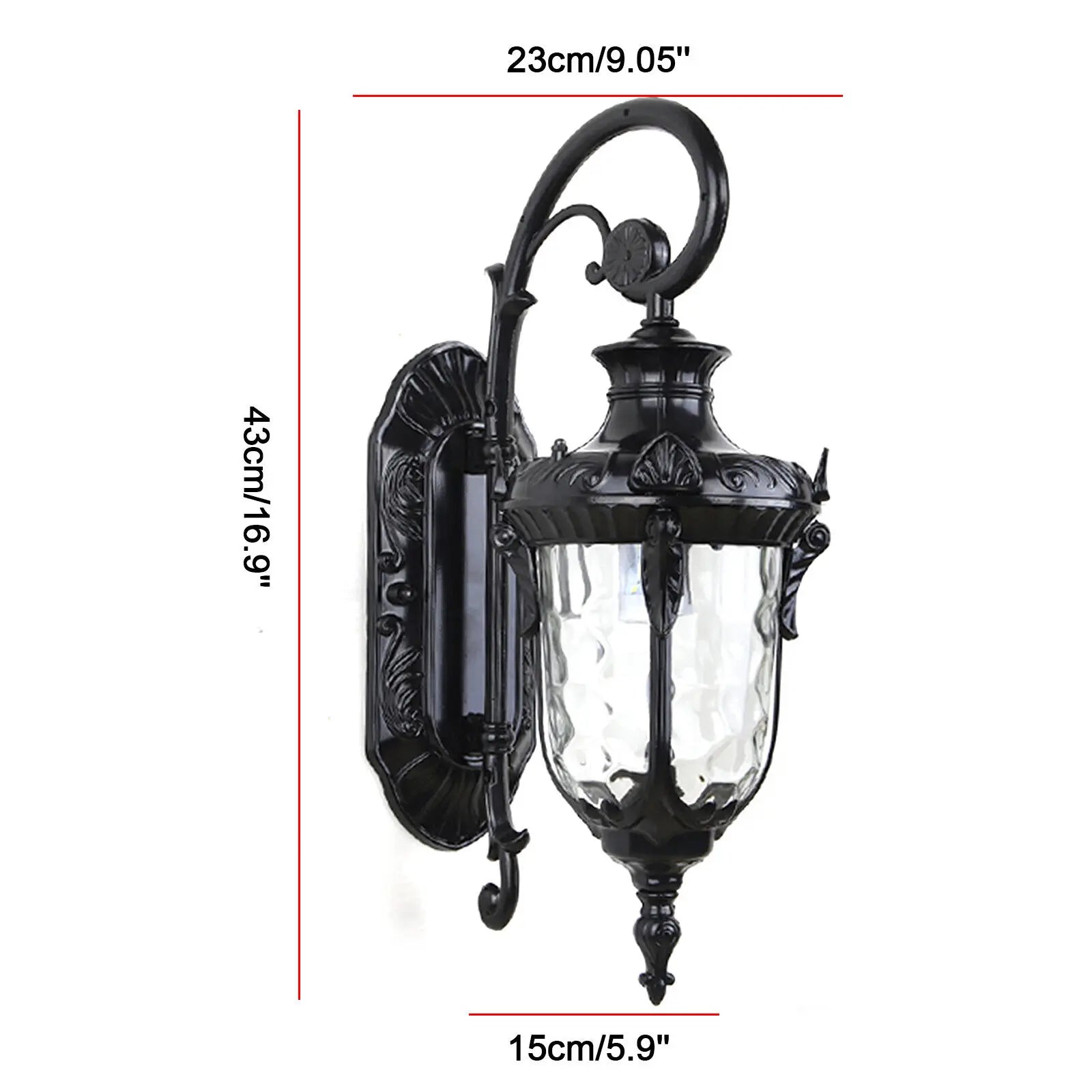 Outdoor Wall Light Fixture Exterior Waterproof Sconce Porch Light