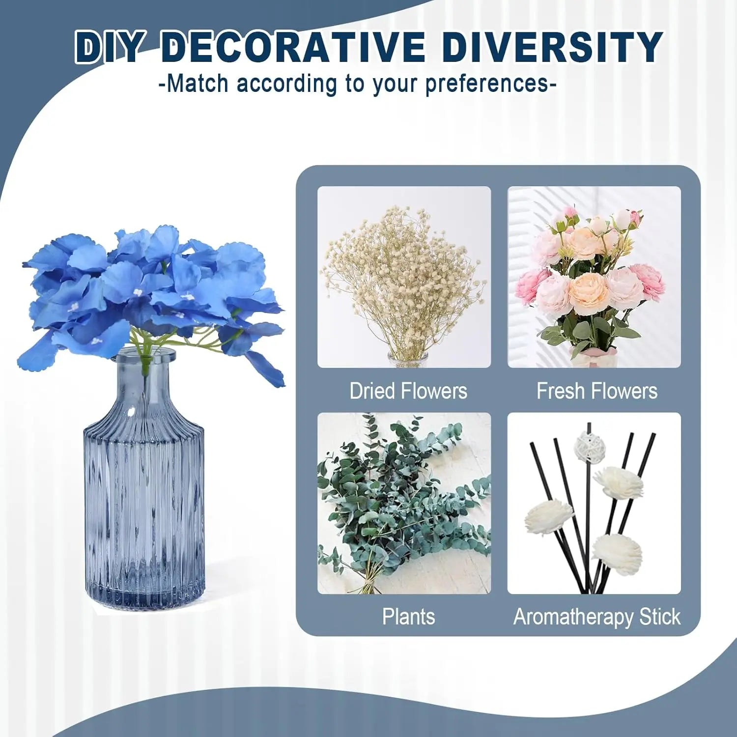 5-Piece Vintage Bathroom Accessories with Soap Dispenser, Toothbrush Holder, Qtip Holder & Small Vase