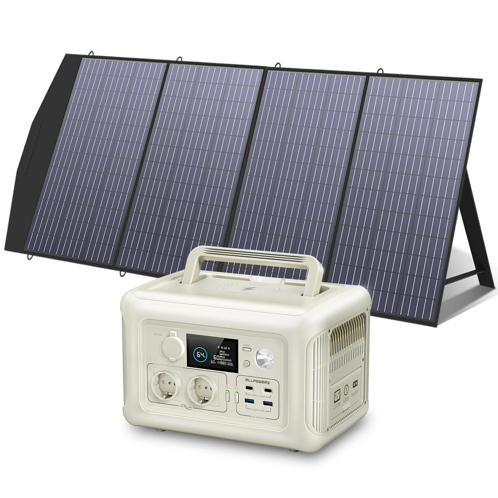 ALLPOWERS R600 Portable Power Station with Portable SolarPanel (option)