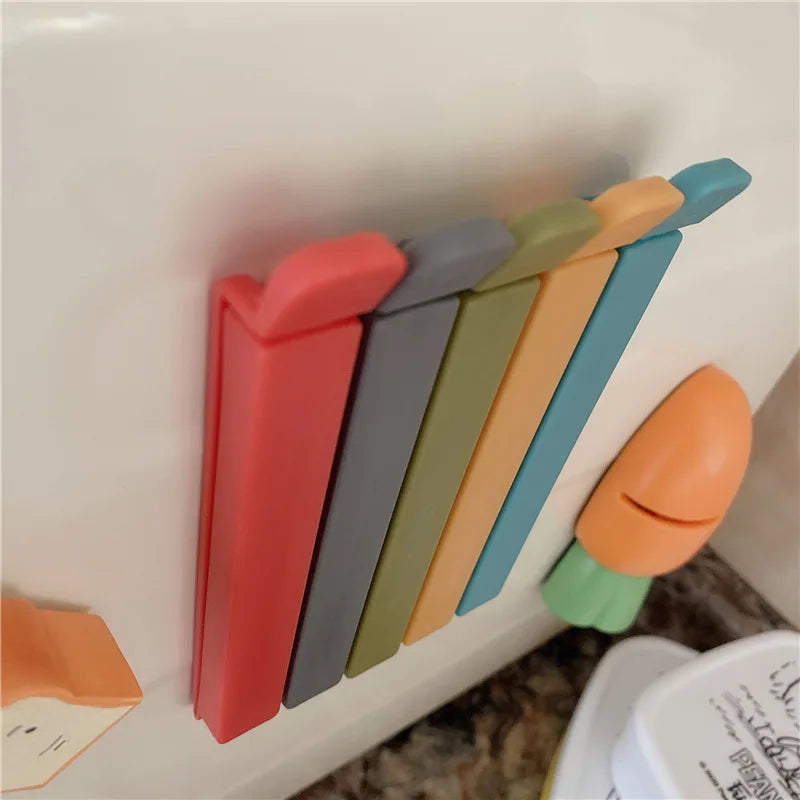 5 Pcs Food Bag Clips Reusable Sealing Clips for Snacks Tea Chips Bags