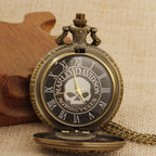 Retro Fashion Quartz Men's Pocket Watch Casual Fob Chain Watch