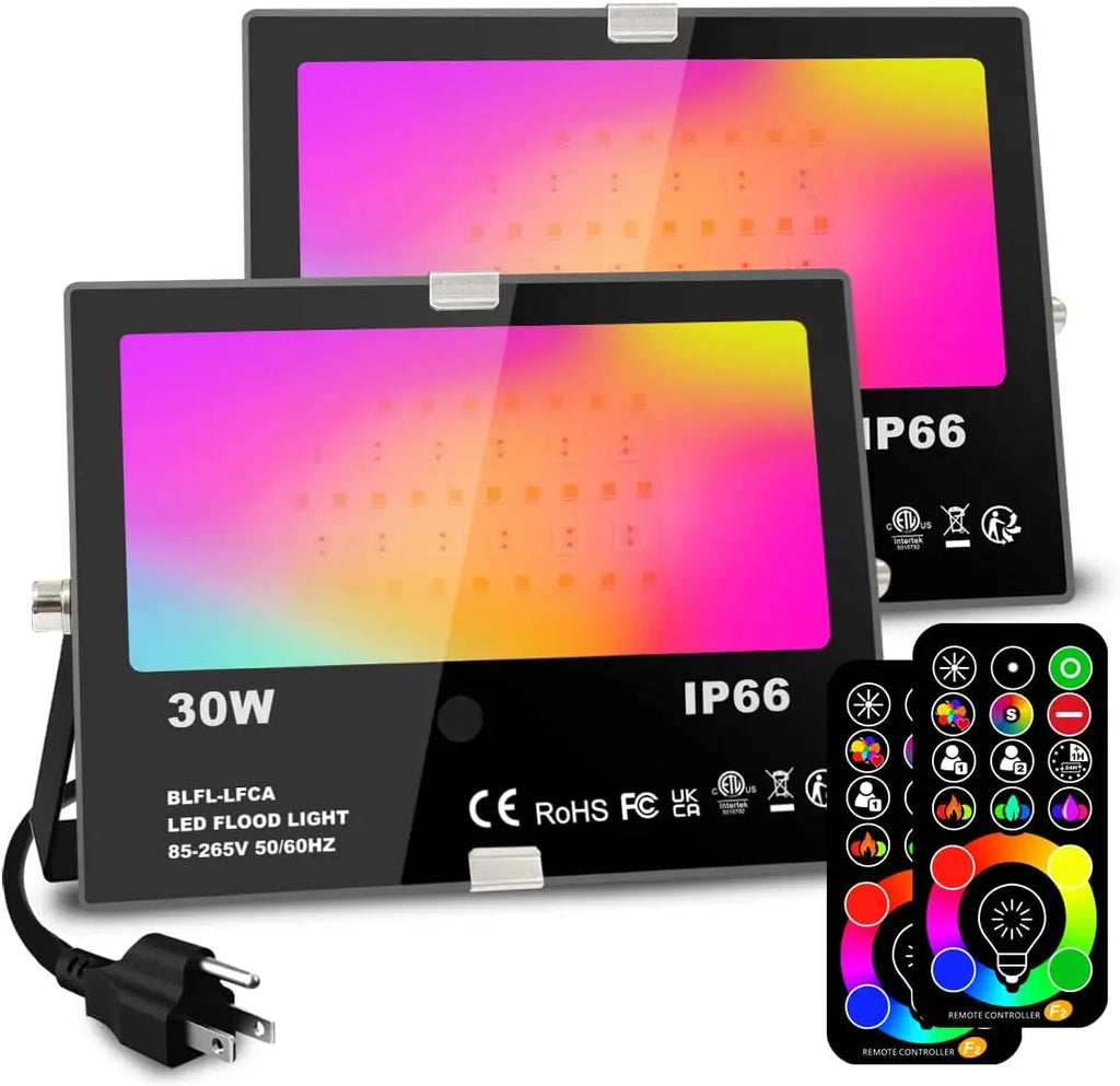 300W Equivalent, Color Changing with Remote, 120 Colors,