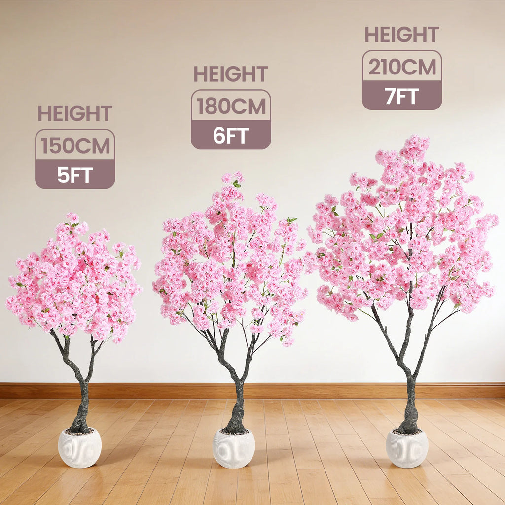 5ft/6ft/7ft Artificial Cherry Blossom Tree