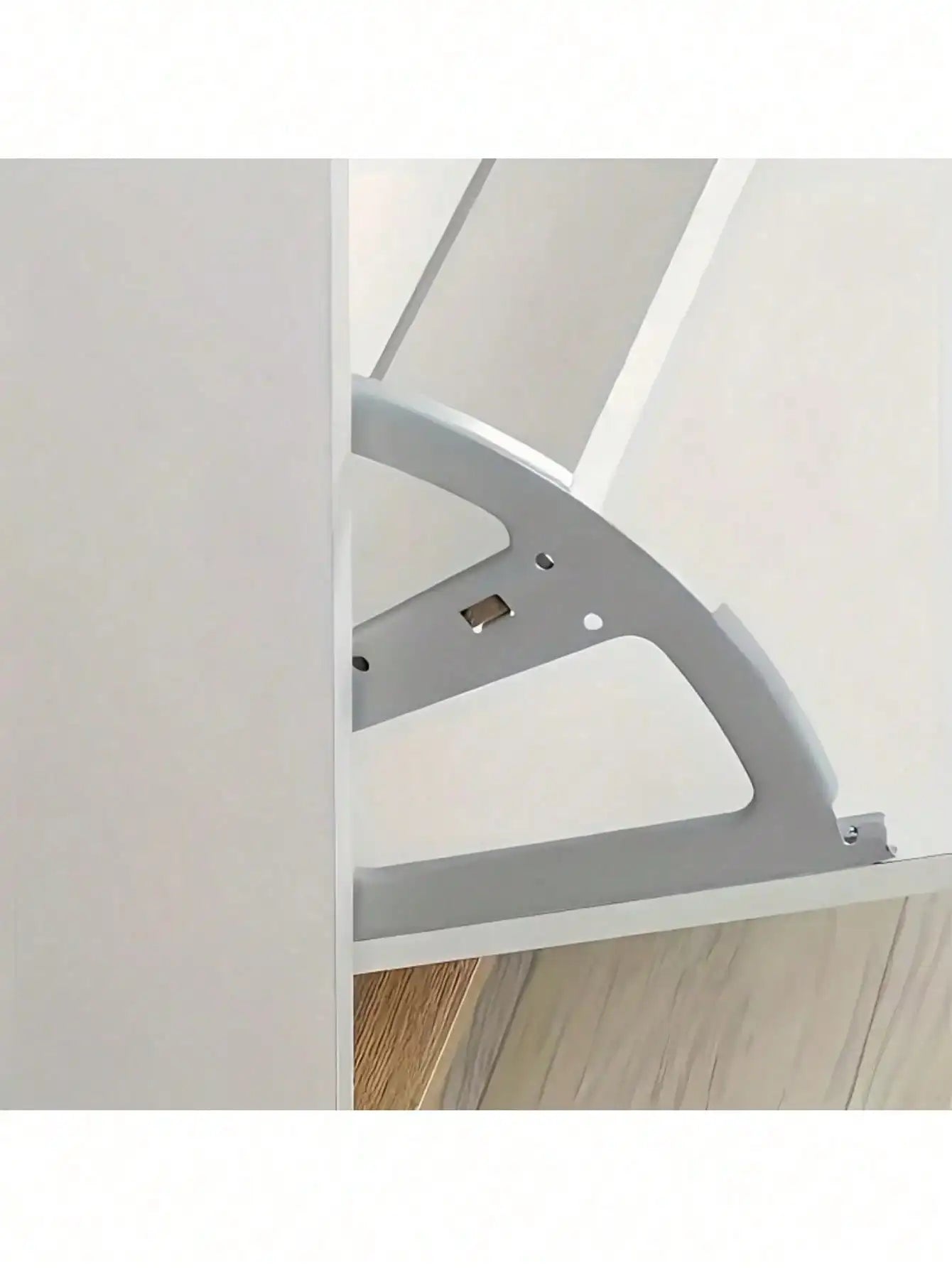 Double-Layer Rotating Shoe Cabinet Hinges: Stainless Steel, Easy Install, Durable, Space-Saving, Fit Entrance Hall Cabinets