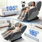 Full Body Massage Chair Zero Gravity 16 Rollers Auto Program Foot Calf Heat Recliner Touch Screen Bluetooth