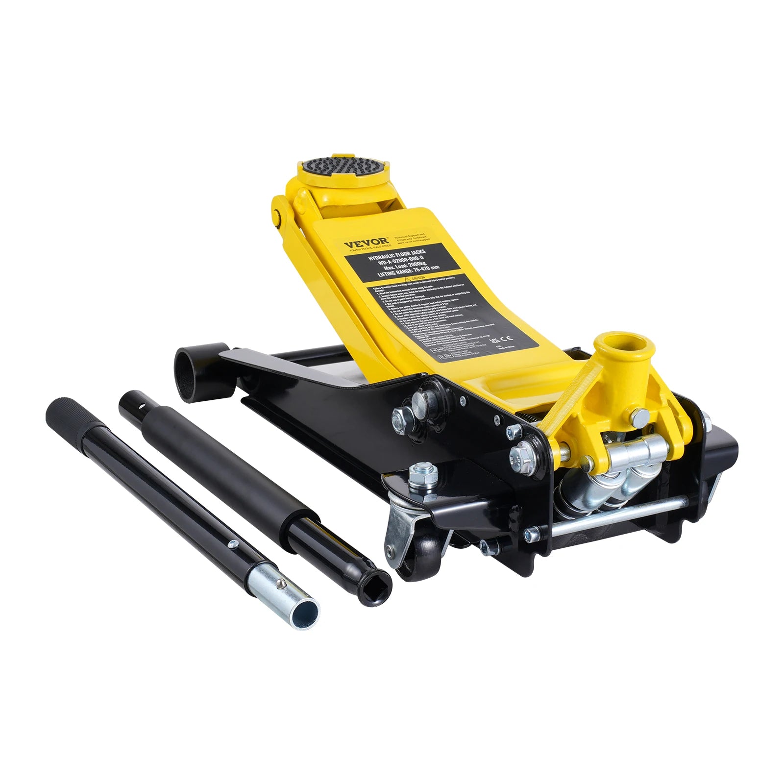2 Ton Low Profile Heavy Duty Hydraulic Racing Floor Jack