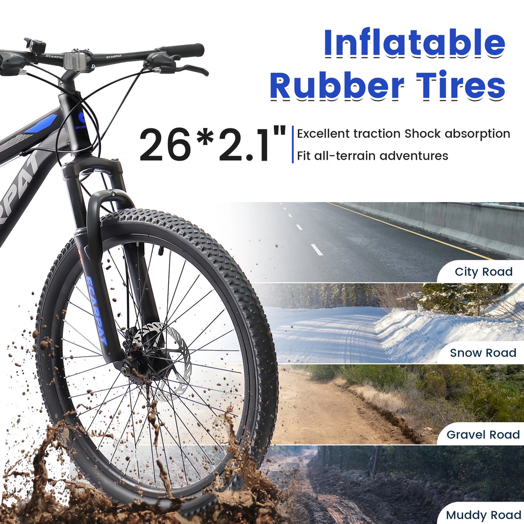Dual Full Suspension Mountain Bike 24/26/27.5 Inch,  Mountain Bike, 21-Speed
