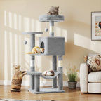 44In Tall Multi-Cat Climbing Tower for Indoor Cat
