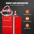 Fuel Caddy 35 Gallon, Gas Storage Tank on 4 Wheels, with Manual Transfer Pump