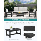 6-Piece Sectional Outdoor Furniture Set, All Weather