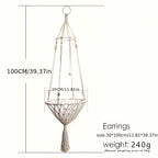 Extra Large Hand-woven Cotton Rope Cat Hammock 40cm/15.75in