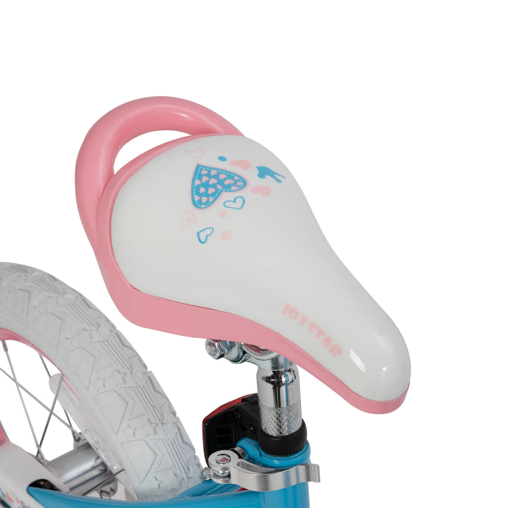 Colorful Girls Bike with Basket & Training Wheels 12 14 16 18 Inch Kids Bike Foot Brake
