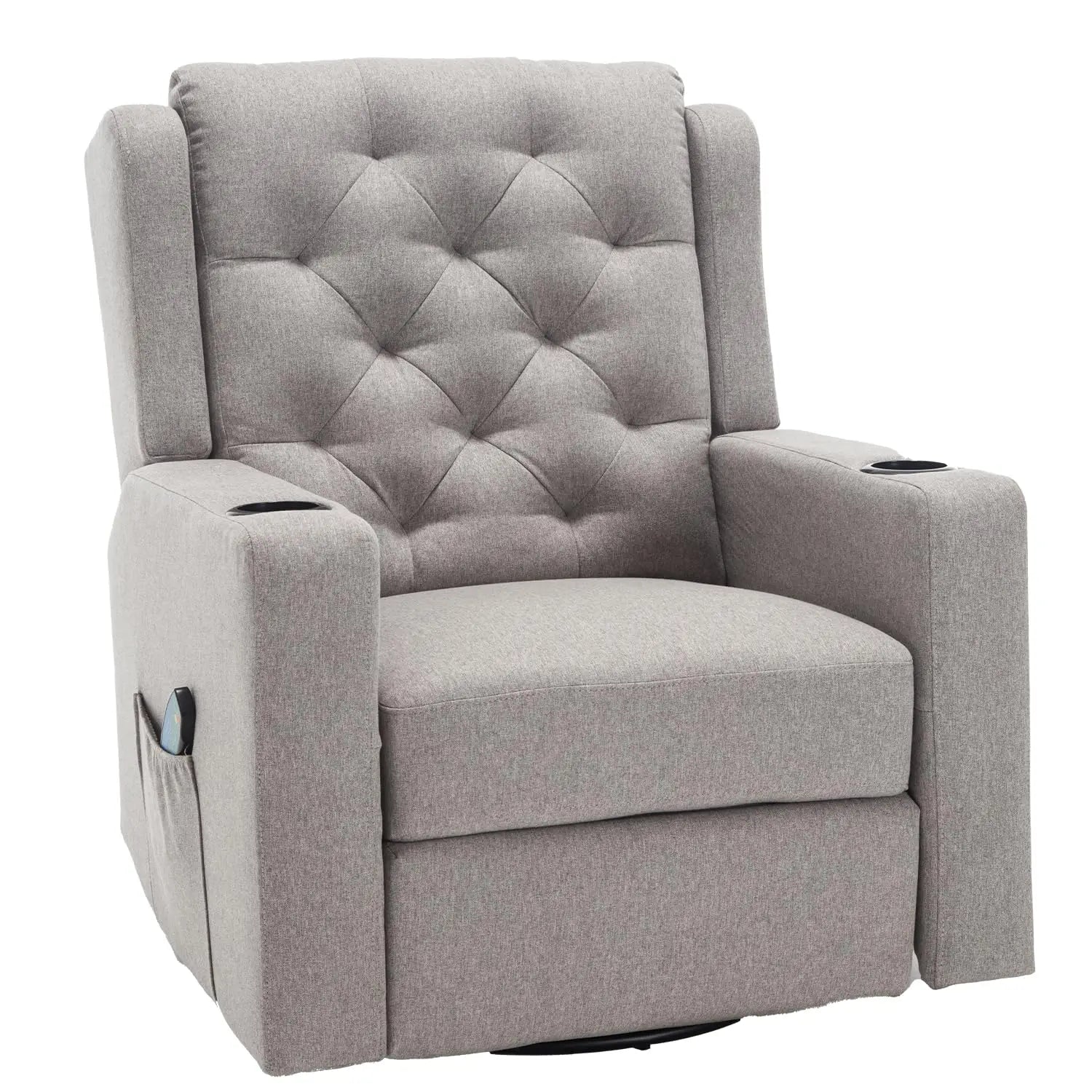 Oversized Massage Recliner Chair Swivel Rocker Recliner