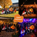 12ft Grim Reaper Dragon Carriage Halloween Inflatable With 3 Led Lights, Outdoor Yard Decoration For Lawn Porch Garden Party Display